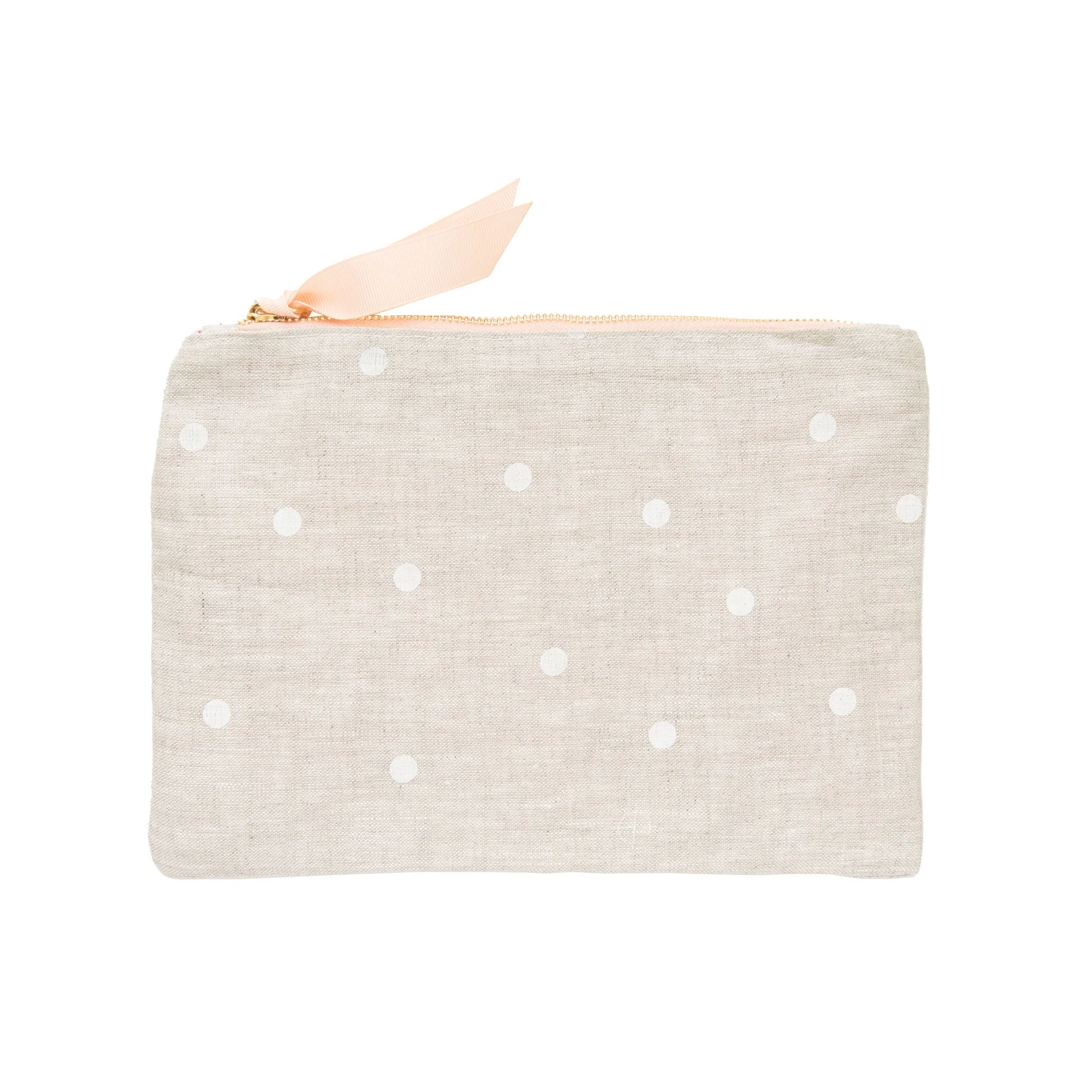 Flax Dot Large Pouch - Image 3