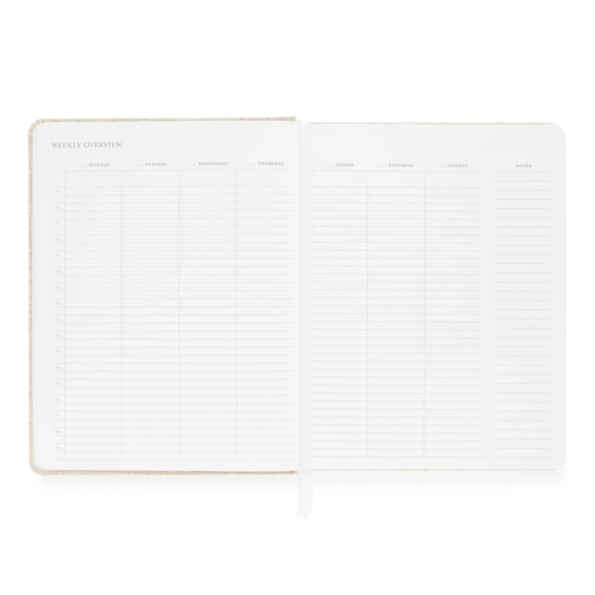 Flax Undated Weekly Planner - Image 4