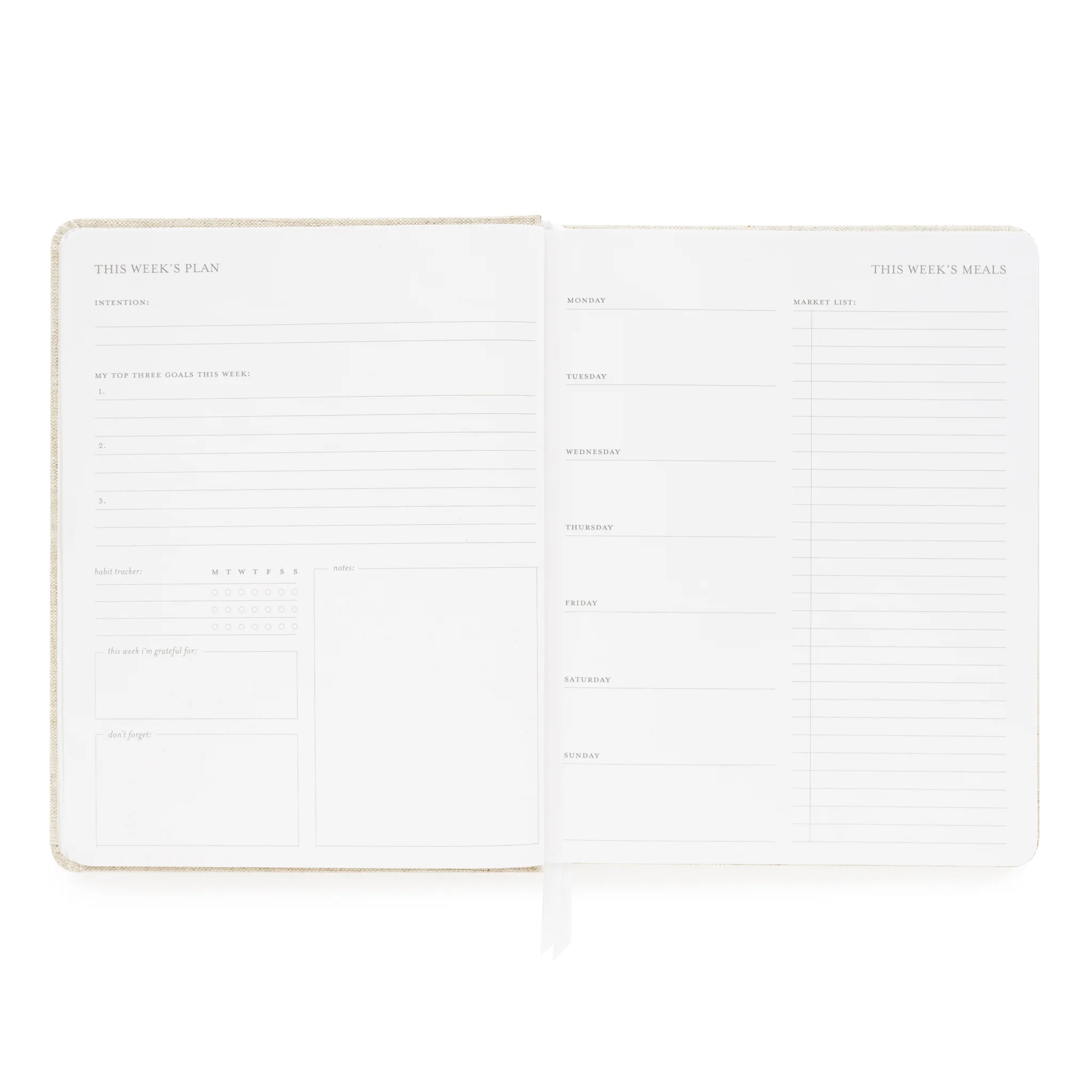Flax Undated Weekly Planner - Image 6