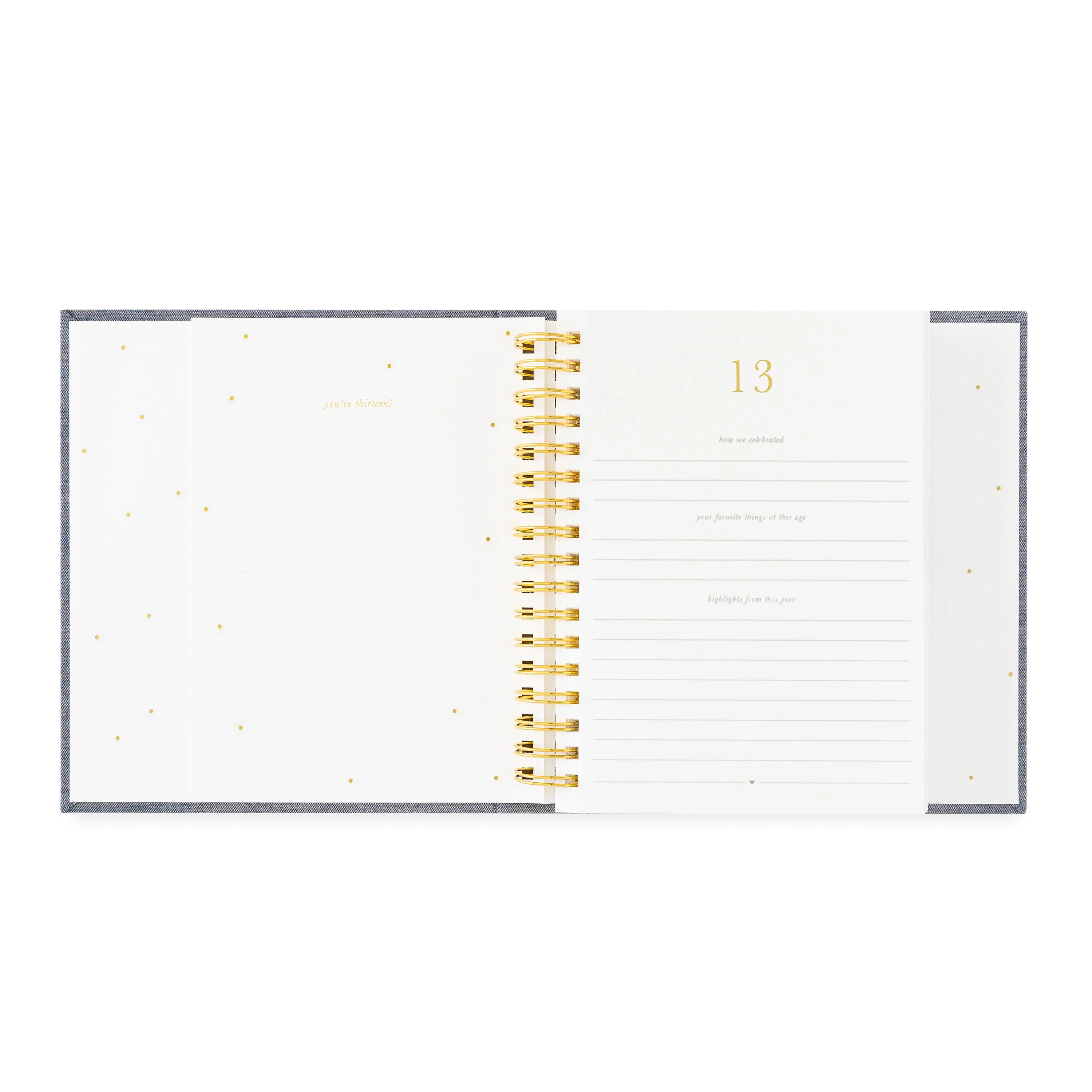 Rose Linen Birthday Book - Image 9