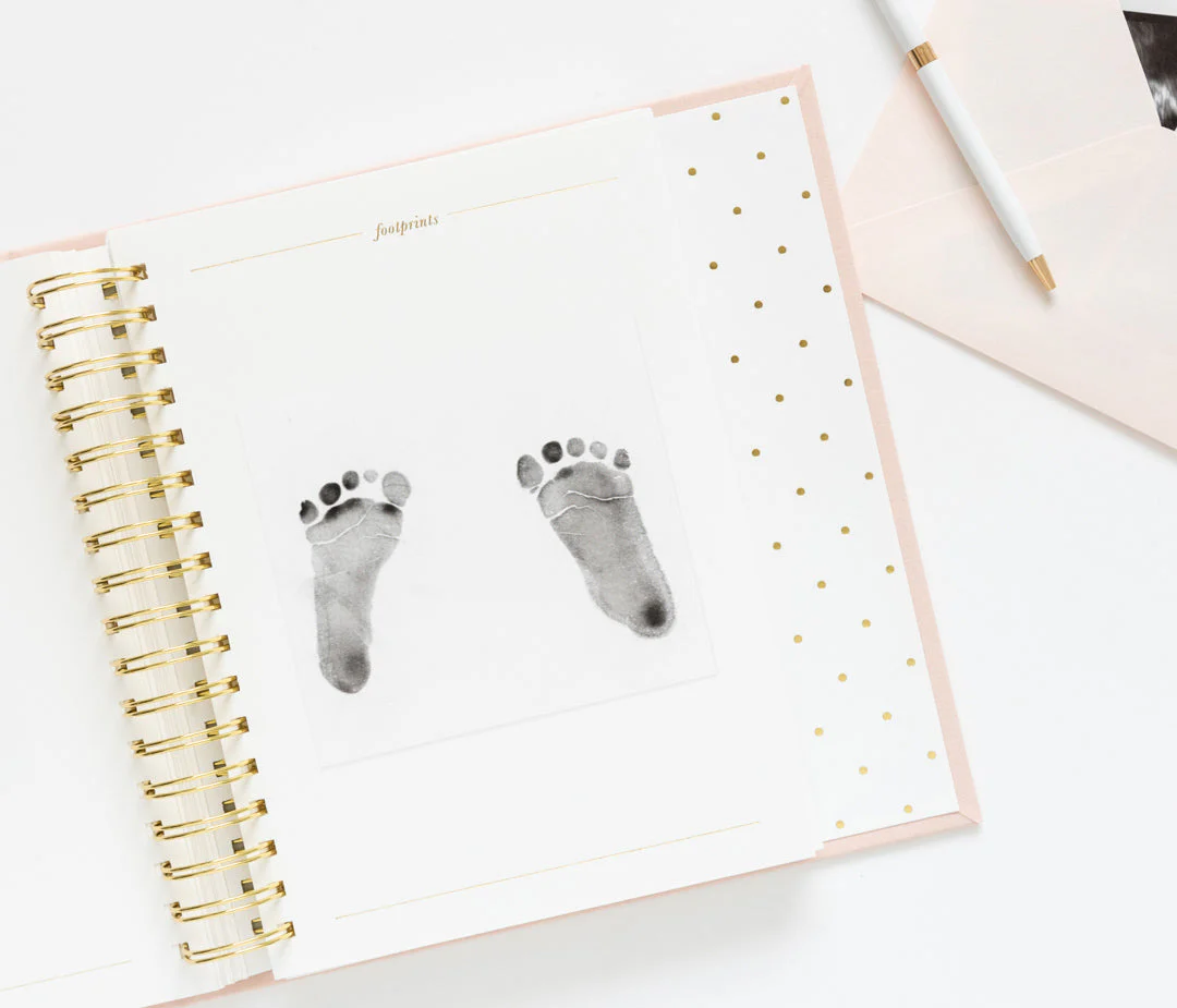 Cream and Black Pindot Baby Book - Image 11