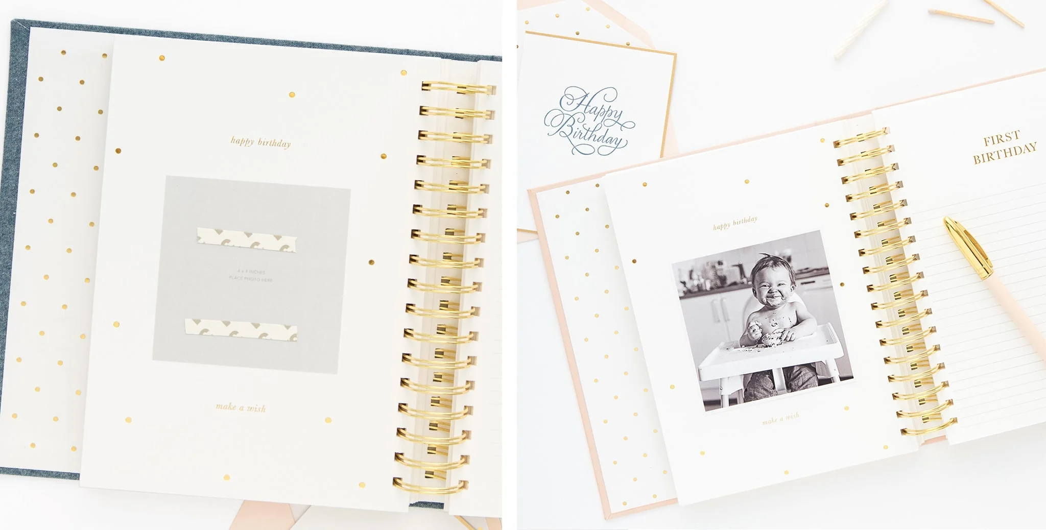 Cream and Black Pindot Baby Book - Image 13