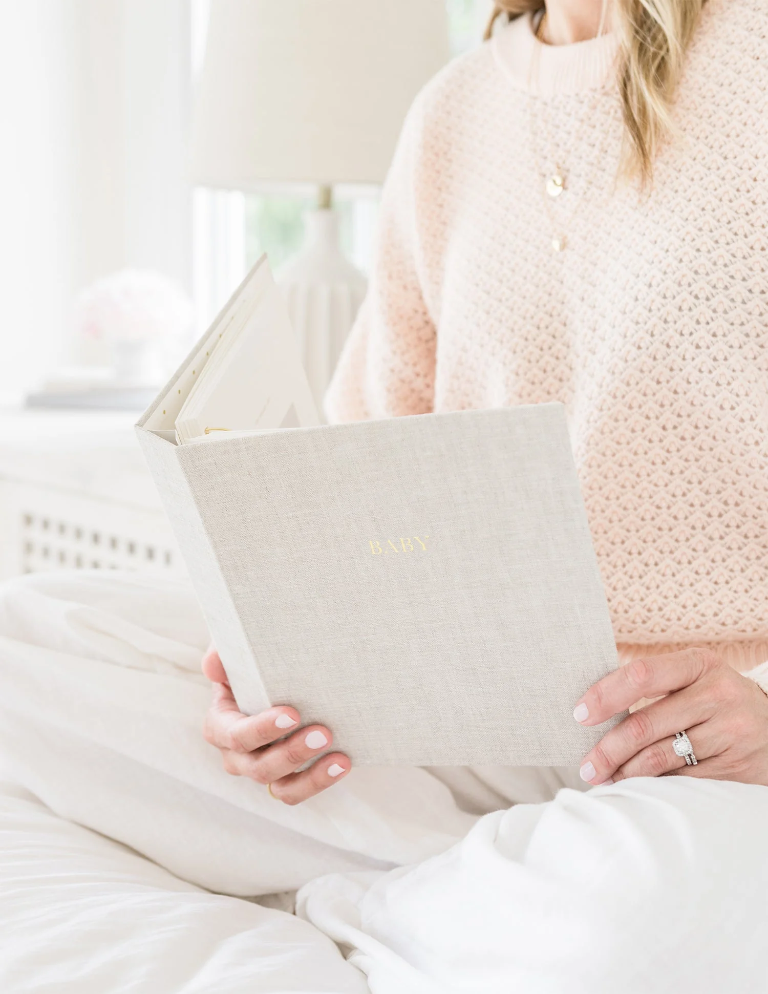 Cream and Black Pindot Baby Book - Image 16