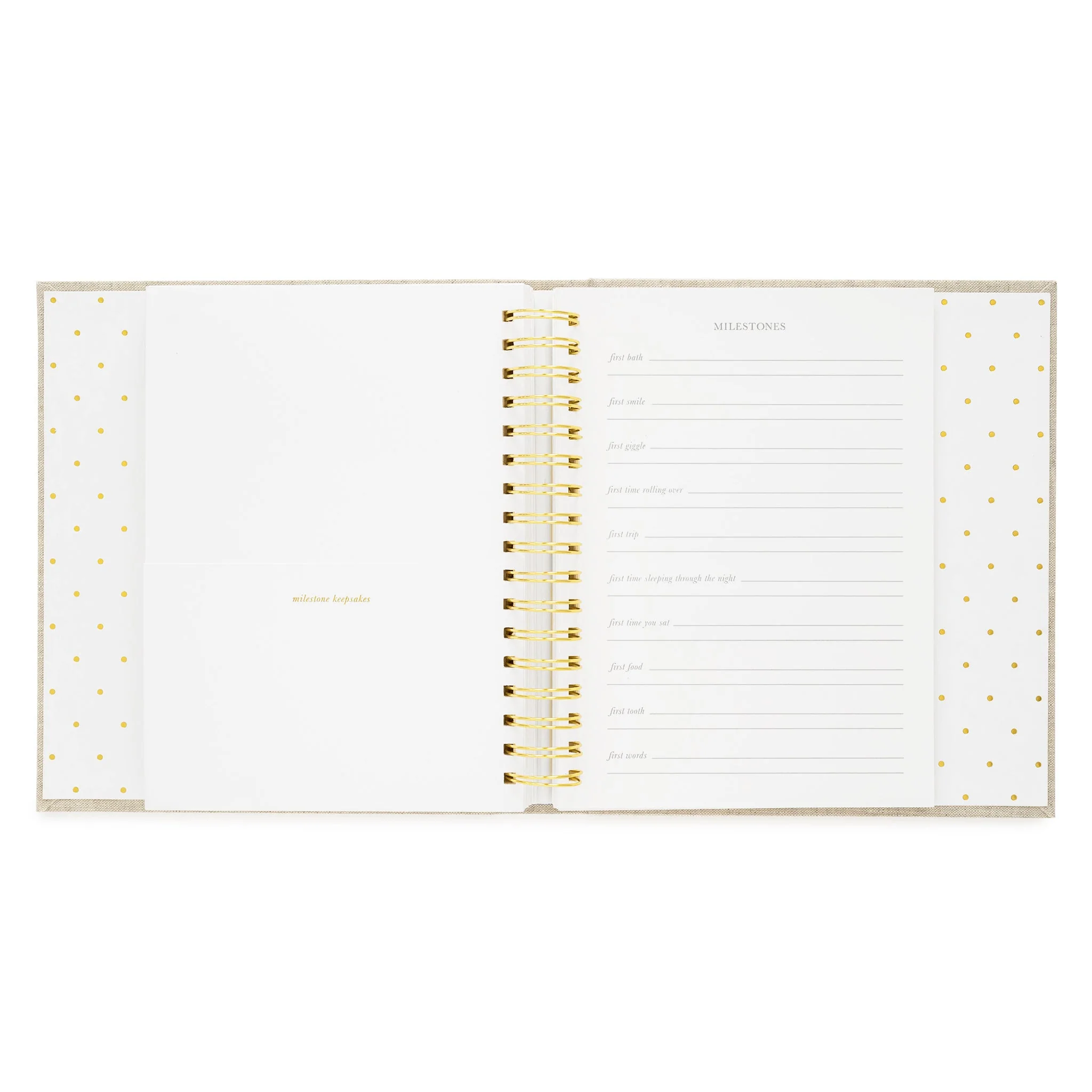 Cream and Black Pindot Baby Book - Image 21