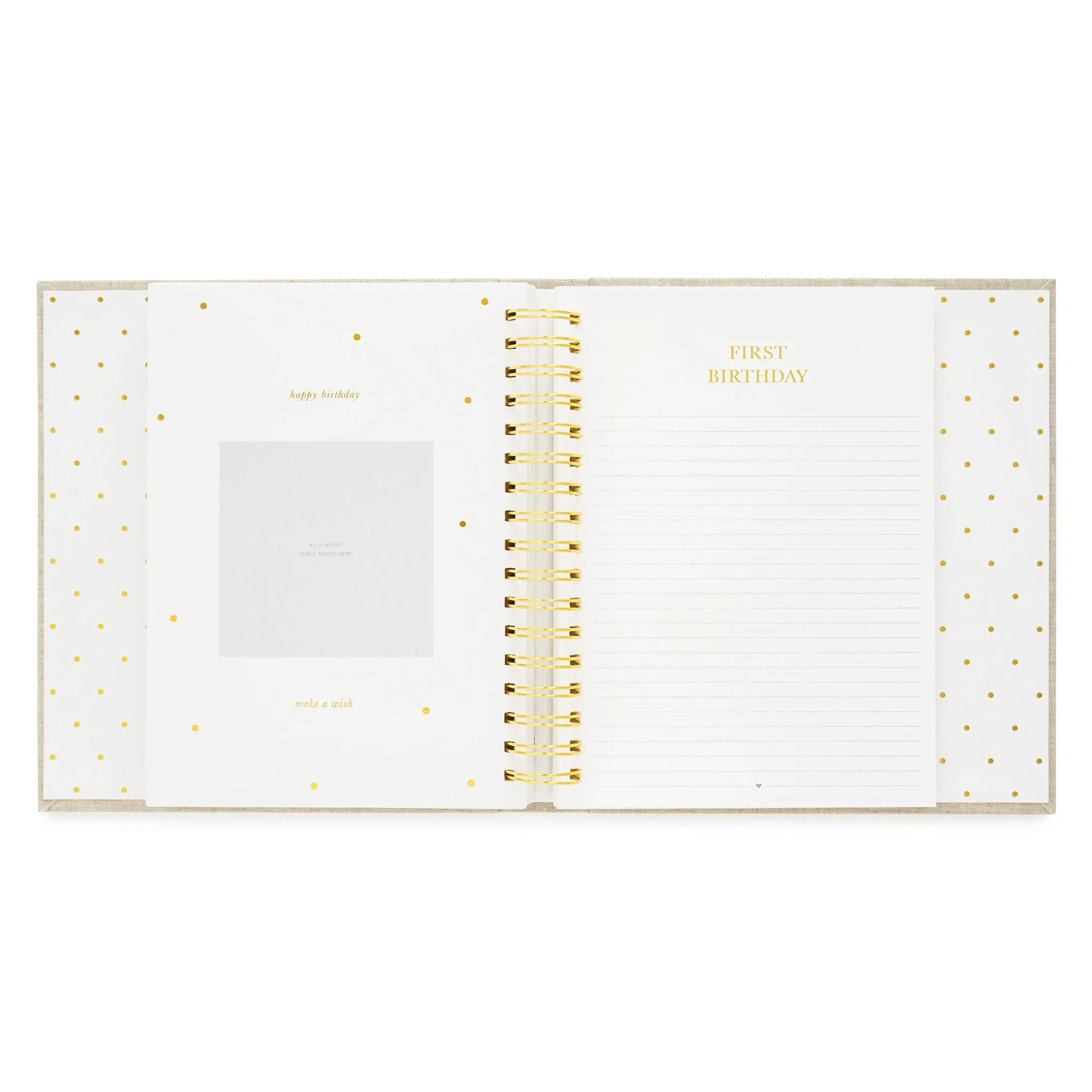 Cream and Black Pindot Baby Book - Image 22